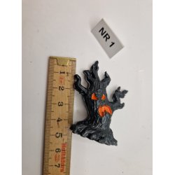 1 stk Uhyggelig trstub ca 5 x 3,5 cm (ny)