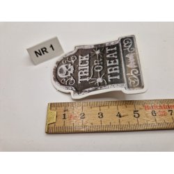 Gravsten i kraftig karton. Hjde ca 6 cm (ny)