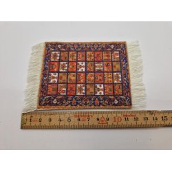 Tppe med dobbelt klbende bagside (brugt/som nyt) 13 x 8 cm