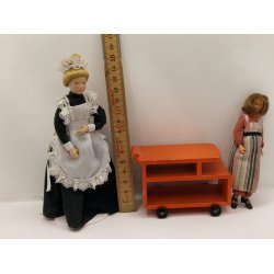 Rullebord i tr (vintage)