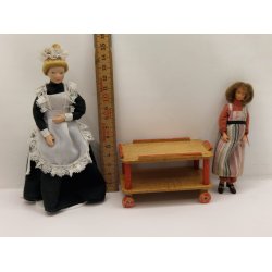 Rullebord i tr (vintage)