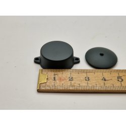 Sort gryde med lg i "stbejern" (ny)