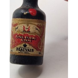 Solbr rom flaske i tr (vintage)