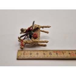 sel og mand i halm (vintage)