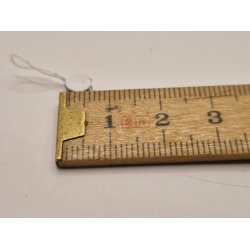 Juletromme grn/hvid (hndlavet)  0,5