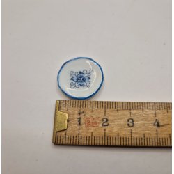 Tallerken i porceln  2,1 cm