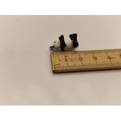 Meget lille "KB" panda (hndlavet)