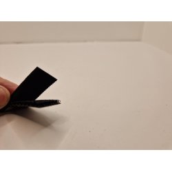 Sort velceo med dobbelt klbende tape (nyt)
