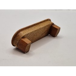 Blomster kumme i tr (vintage)