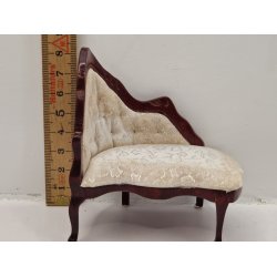 Daybed til dukkehuse scala 1:16/18 (brugt/vintage)