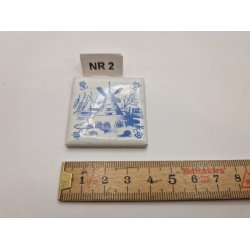 1 stk Hollandsk flise (brugt/fin stand)