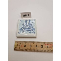 1 stk Hollandsk flise (brugt/fin stand)