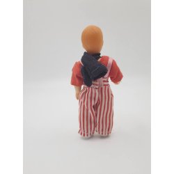 Dukke barn inkl tj (vintage) 10,5 cm