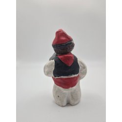 Dukke i gips, i folkedragt fra Ibiza (vintage) 11 cm