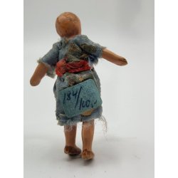 Caco dukke barn (vintage) 6,5 cm