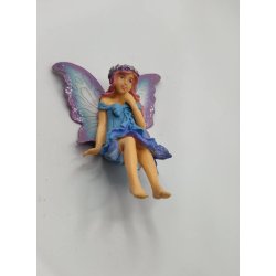 Elc dukke fe i plastik (brugt/som ny) 8,5 cm