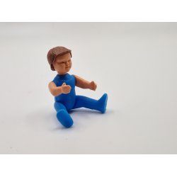 Dukke barn i plastik (brugt) 5 cm