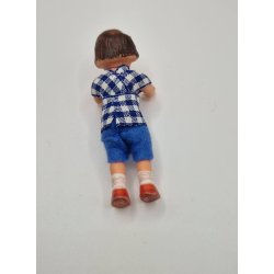 Ari dukke i gummi. Tysk  (Vintage/meget fin stand) 8 cm