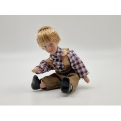 Barn i delvis porceln (ny) Hjde 10 cm