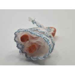 Dukke barn i kjole (brugt) 5,3 cm