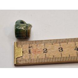 Grnt keramik krus (hndlavet)