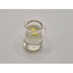 Kande med isterninger og citron skive. I plastik (ny)