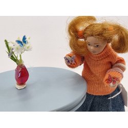 1 stk. Meget lille sommerfugle i resin (ny)