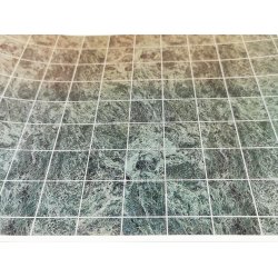 Grn flise tapet med relief (nyt)