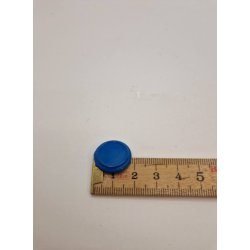 Bl tallerken i plastik (vintage)  1,8 cm