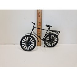 Sort herre cykel i metal (brugt)