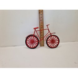 Rd herre cykel i metal (brugt)