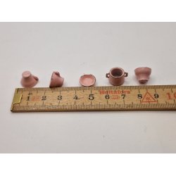 Lyserdt stel i metal (vintage)