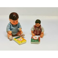 Julebog i resin gul (ny)