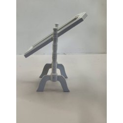 Gulv/vippe spejl i tr (brugt)