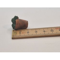 Potteplante krydderurter/grnt i plastik (vintage)