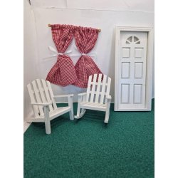 Sommerhus/ kkken gardin (nyt) 10 cm brede 11,5 cm