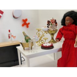 Ballon hund I resin (ny)