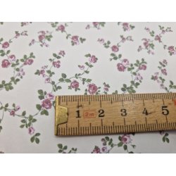 Selvklbende tapet med roser (nyt) 29 x 21 cm