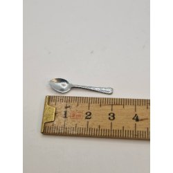 Ske i metal (brugt) 3 cm