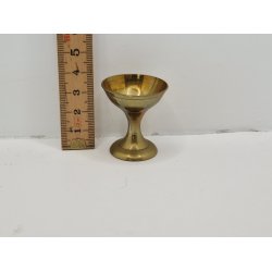 Opsats/skl p fod i metal (vintage)