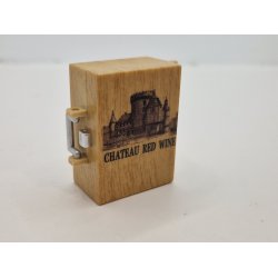 Vin gaveske i plastik inkl 2 fl. vin og 2 glas (nyt)