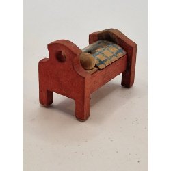 Dukkeseng i tr (vintage/antik)