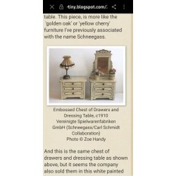  Kommode med ls marmor plade. Gottschalk fra omkring r 1900 (antik)