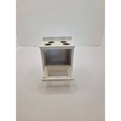 Komfur med ovn i tr  (brugt)