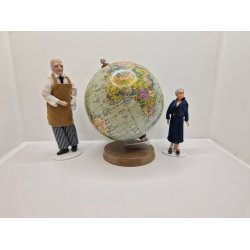 Stor globus til en globetrotter (vintage)