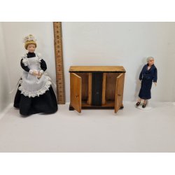 Skab i tr fra 1950'erne (vintage/med lille fejl)