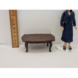 Sofabord i tr (vintage) 1:16