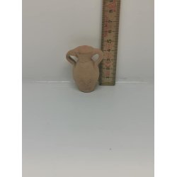 Ler krukke (hndlavet) 4,5 cm