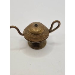 Kedel/Aladdins lampe af gamle mnter (vintage)