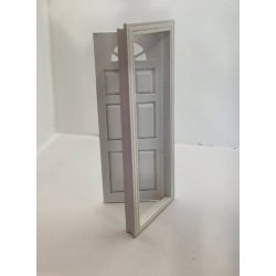 Dr i hvid malet tr (ny)